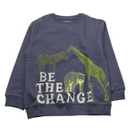 LOSAN felpa chiusa cn cappuccio tinta unita Blu per Bambino LKBAP020224J BLU LOSAN 