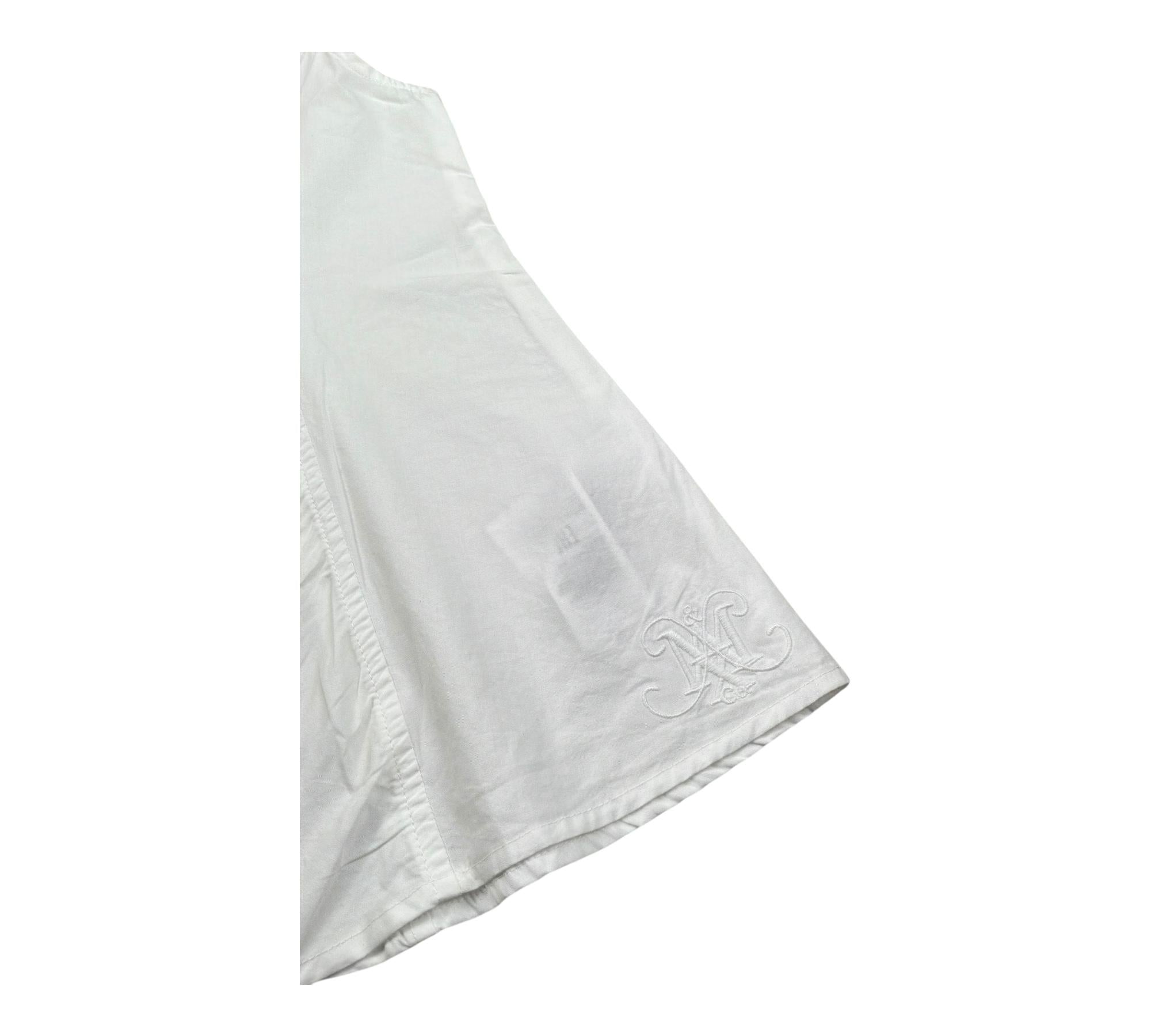 Max&Co. Camicia Giromanica Tinta Unita per Bambina MX0124 BIANCO MAX&Co. 