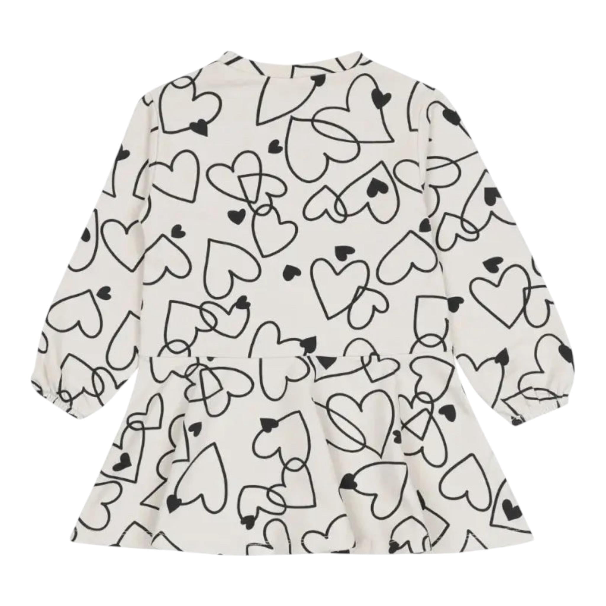 MAYORAL abito tinnta unita girocollo con fantasia e borsetta Bianco per Bambina 4931X BIANCO MAYORAL 