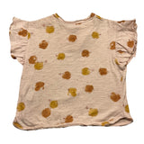 Play Up T-Shirt Girocollo Tinta Unita Cn Stampe In Contrasto Rosa Per Neonata