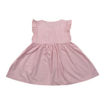 Babyvip Abito Tinta Unita con Microfantasia per Neonata 7760 ROSA BABYVIP 