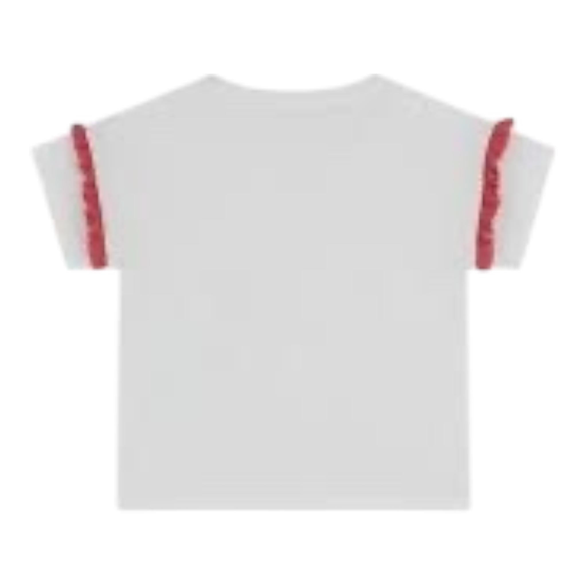 Guess T-Shirt Girocollo Tinta Unita con Stampa per Bambina K5RI12K6YW4 BIANCO GUESS 