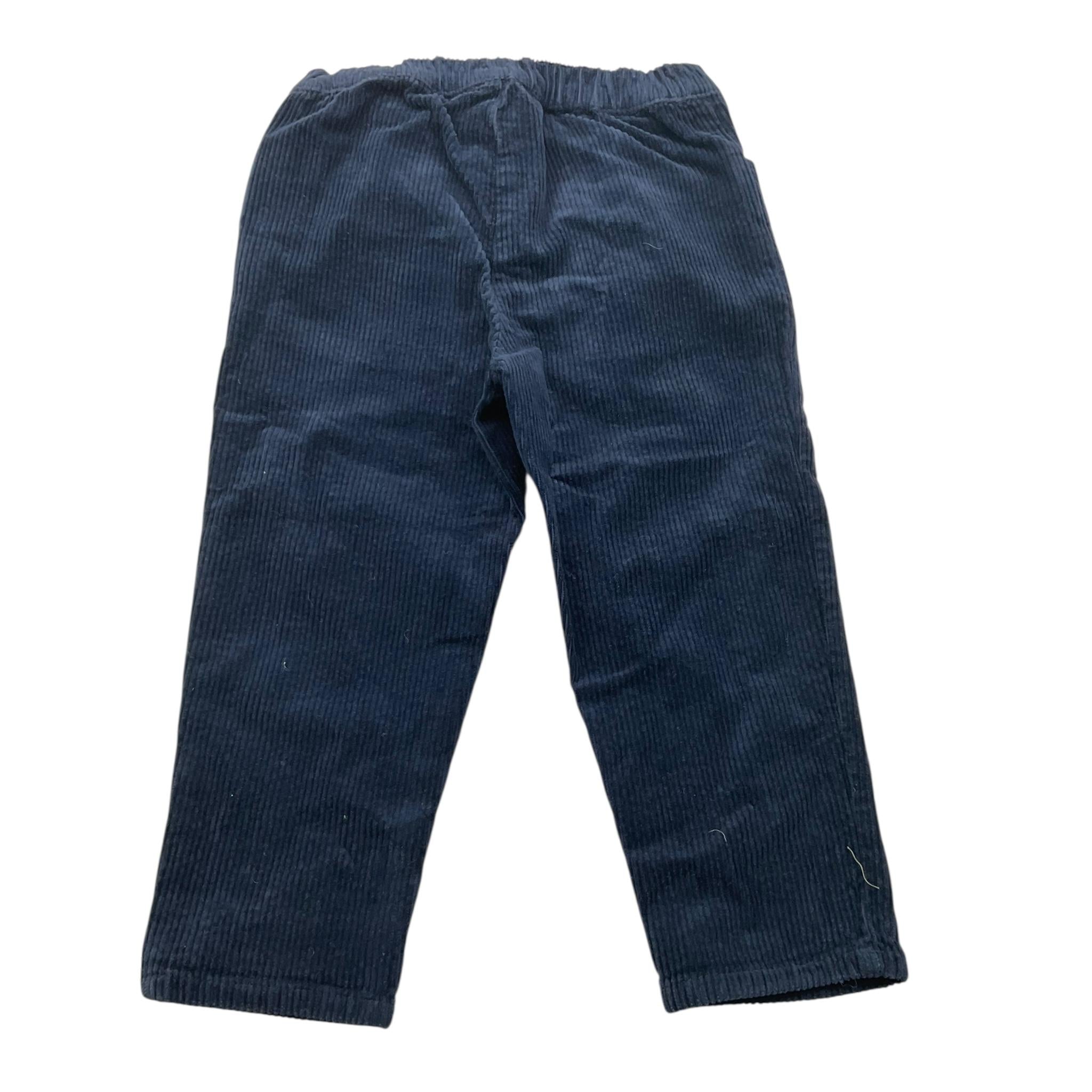 CARRE'MENT BEAU pantalone tinta unita in velluto Blu per Neonato Y30262 BLU CARRE'MENT BEAU 