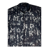 John Richmond Camicia Bicolore Logata per Neonato RBP24121CAN BIANCO/NERO JOHN RICHMOND 