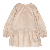 DOU DOU abito manica lunga tinta unita Oro per Bambina DV1B00 ORO DOU DOU 