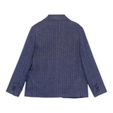 Fay Giacca Tinta Unita con Fantasia A Righe per Neonato FW2Q04N BLU FAY 