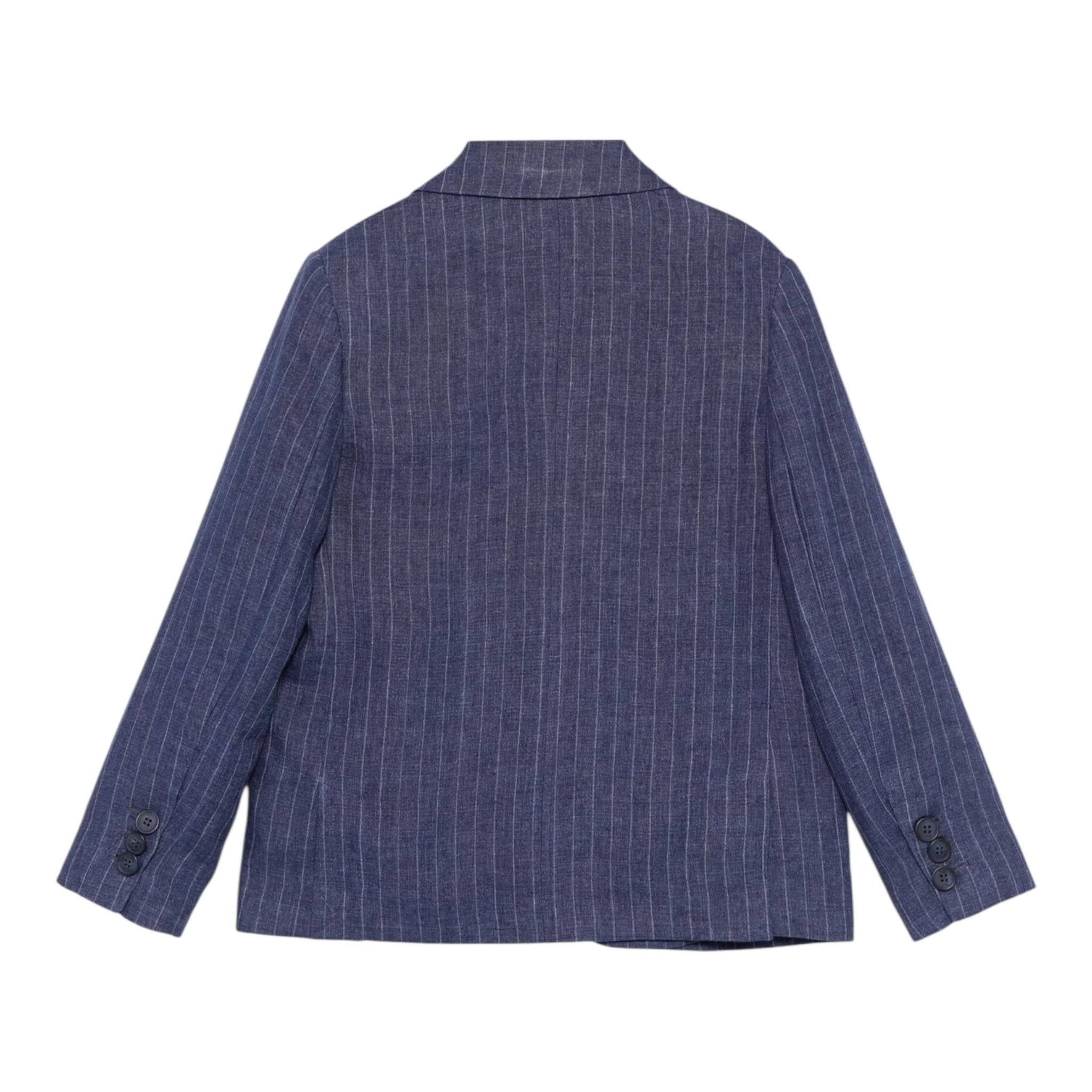 Fay Giacca Tinta Unita con Fantasia A Righe per Neonato FW2Q04N BLU FAY 