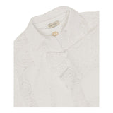 Twinset Set Camicia-Canotta Tinta Unita Traforata per Bambina 251GJ2QR0 BIANCO TWINSET 