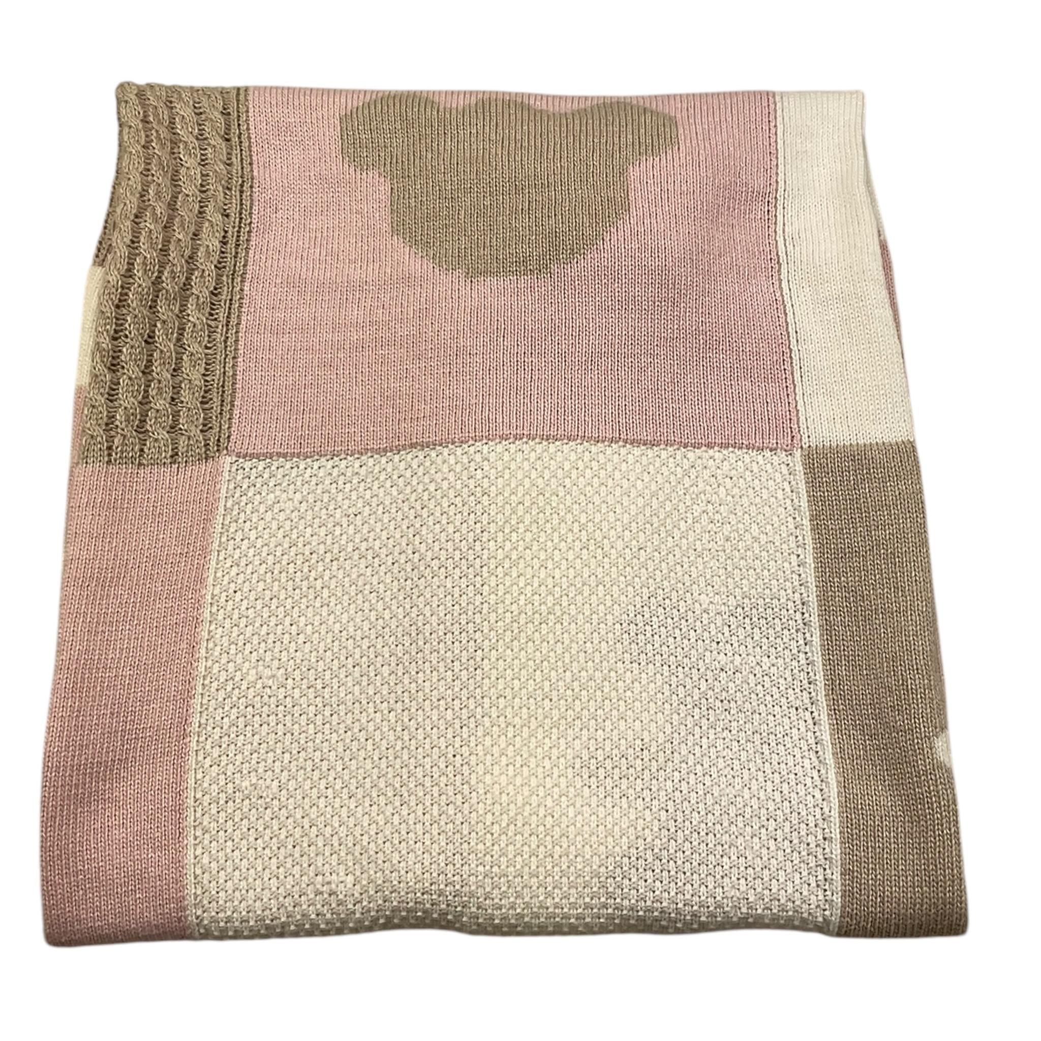 LE BEBE' coperta multicolor con orso Multicolor per Neonata LBG5934 MULTICOLOR LE BEBE' 