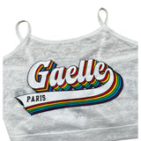 Gaelle Top tinta unita con Stampa Bianco per Bambina 2746TOPY00461 BIANCO GAELLE 