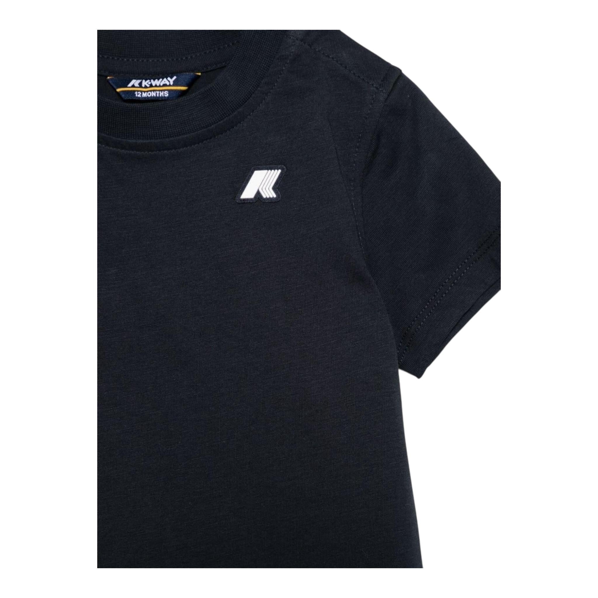 K-Way Set 2 Pagliaccetti Bicolore per Neonato K4124VW BIANCO/BLU K-WAY 