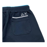 Sun68 Bermuda Tuta Tinta Unita con Logo per Bambino F35338K BLU SUN68 