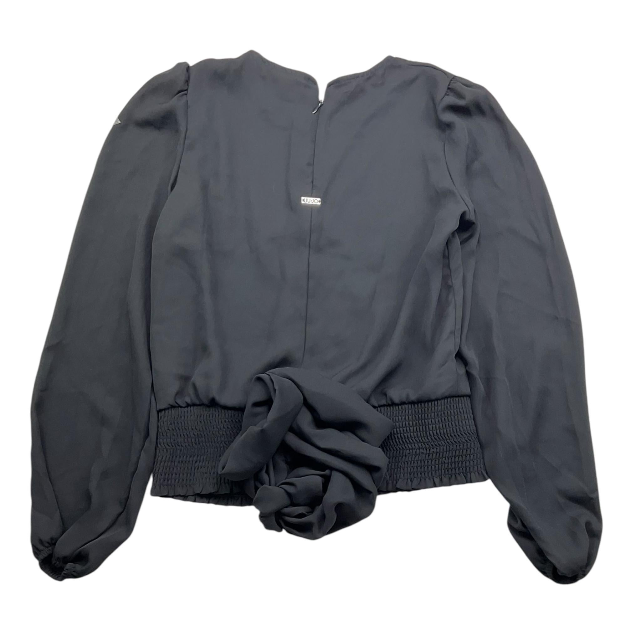 LIU JO camicia tinta unita velata Nero per Bambina GF2104 NERO LIU JO 