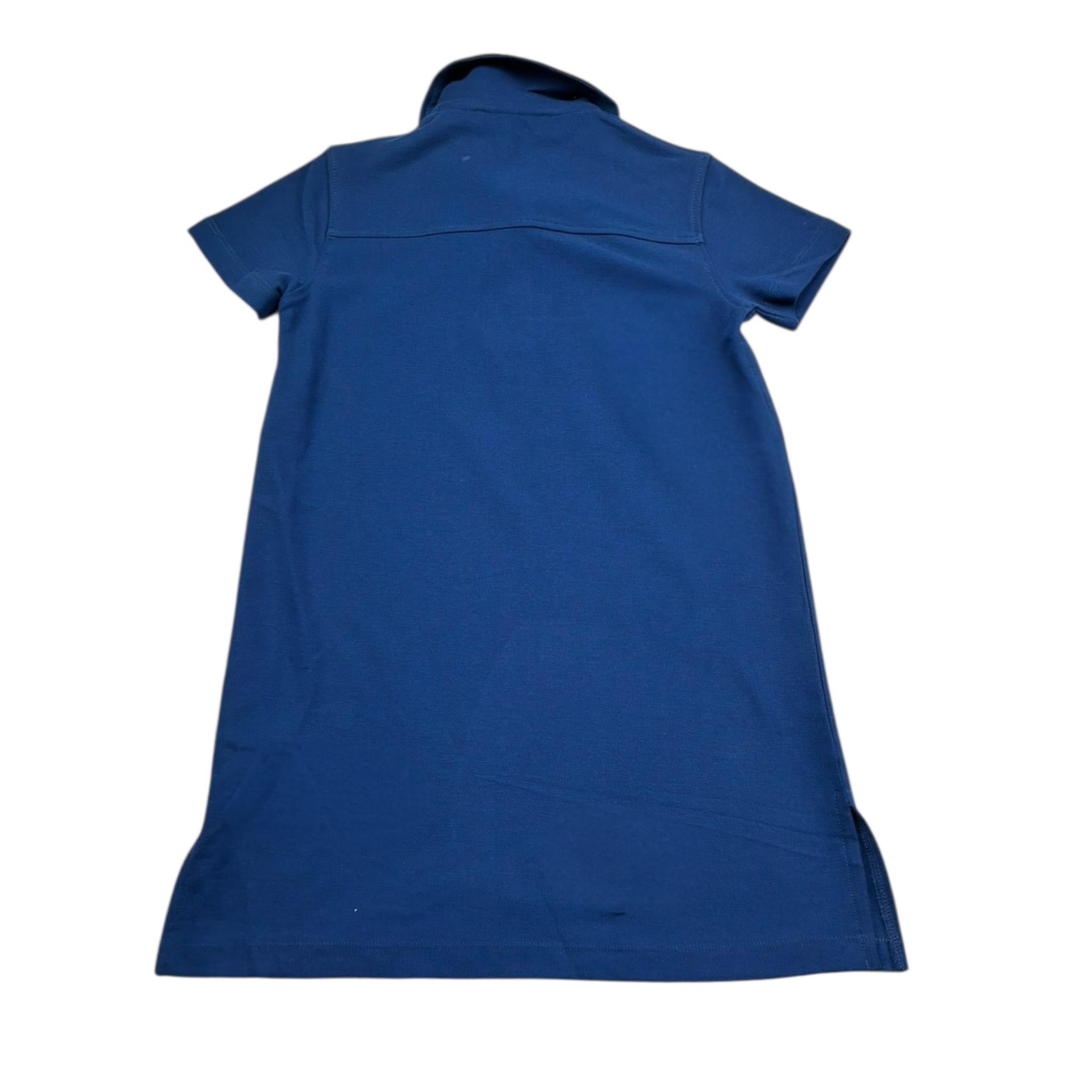 Trussardi Abito Giromanica Tinta Unita per Bambina TGP26006VE BLU TRUSSARDI 