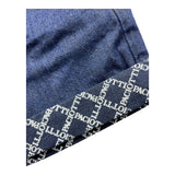 Cesare Paciotti Bermuda In Denim Tinta Unita Con Elastico In Vita Blu Per Neonato