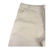 Imperatore Napoli Pantalone Tinta Unita Con Girovita Regolabile Bianco Per Bambino