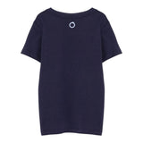 Trussardi T-Shirt Girocollo Tinta Unita con Stampa per Bambino TBP25003TSX BLU TRUSSARDI 