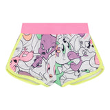 Billieblush Shrt Tinta Unita con Fantasia Titty Bianco per Bambina