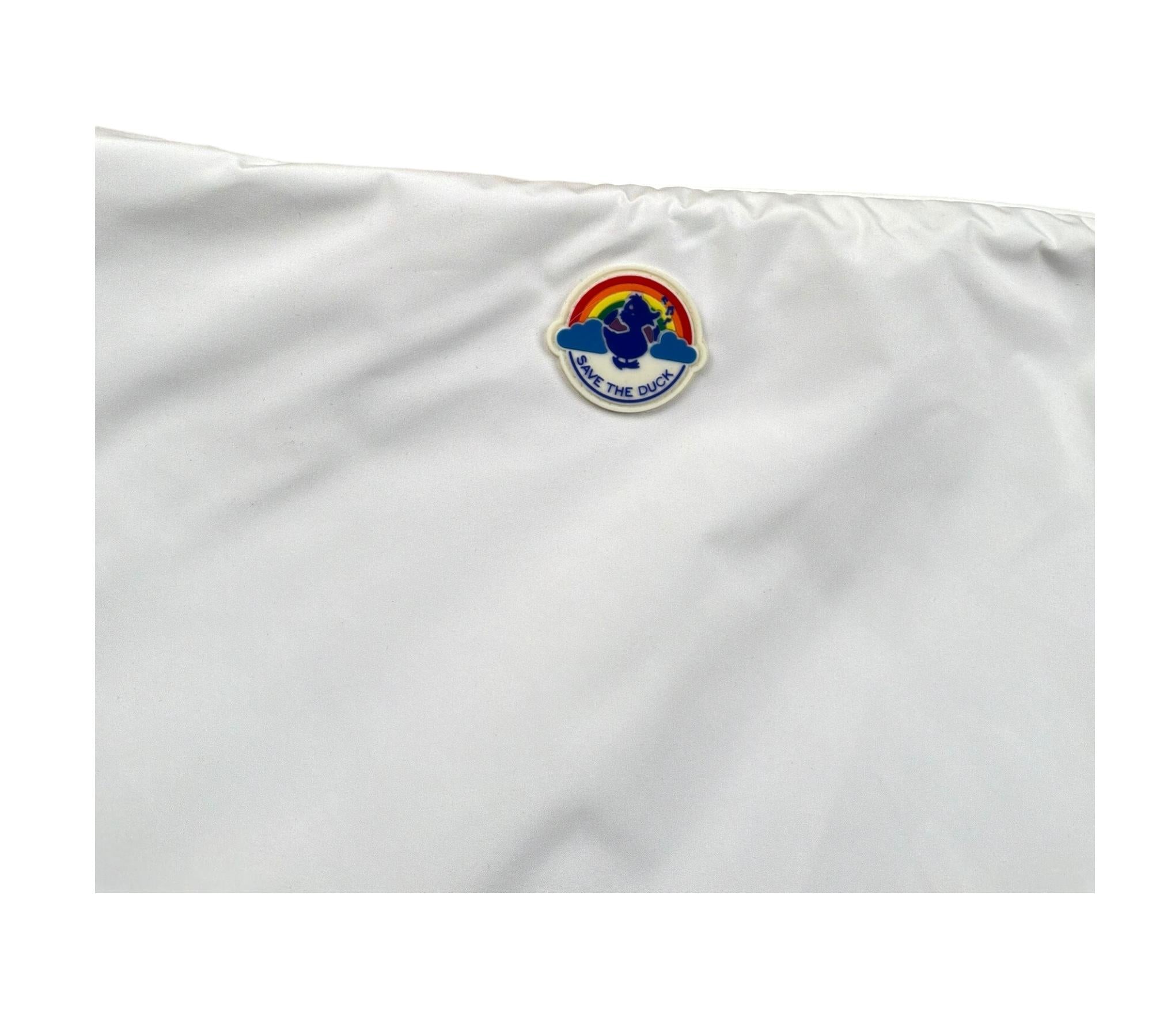 Save The Duck Borsello Tinta Unita per Bambino DZ1698U BIANCO SAVE THE DUCK 