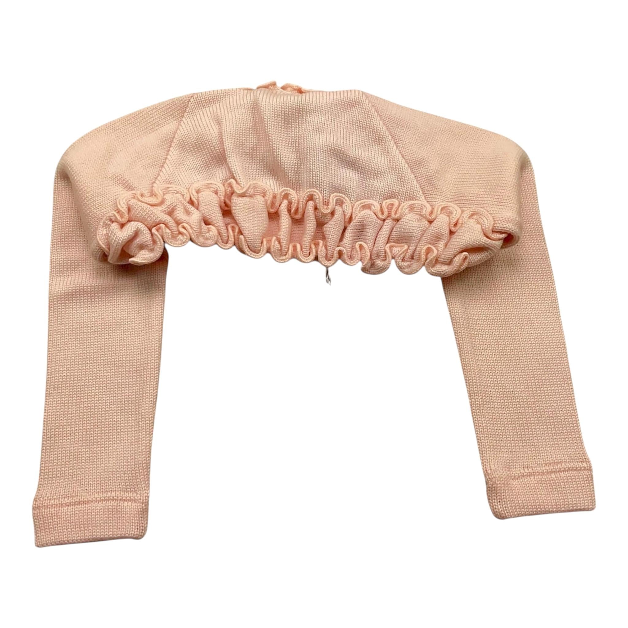 Colori Chiari Coprispalle Tinta Unita con Arricci per Bambina NFCIKNDI ROSA COLORI CHIARI 