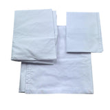 Le Bebe' Lenzuola Set 3 Pezzi Tinta Unita con Stampa per Neonata LBG6265 BIANCO LE BEBE' 