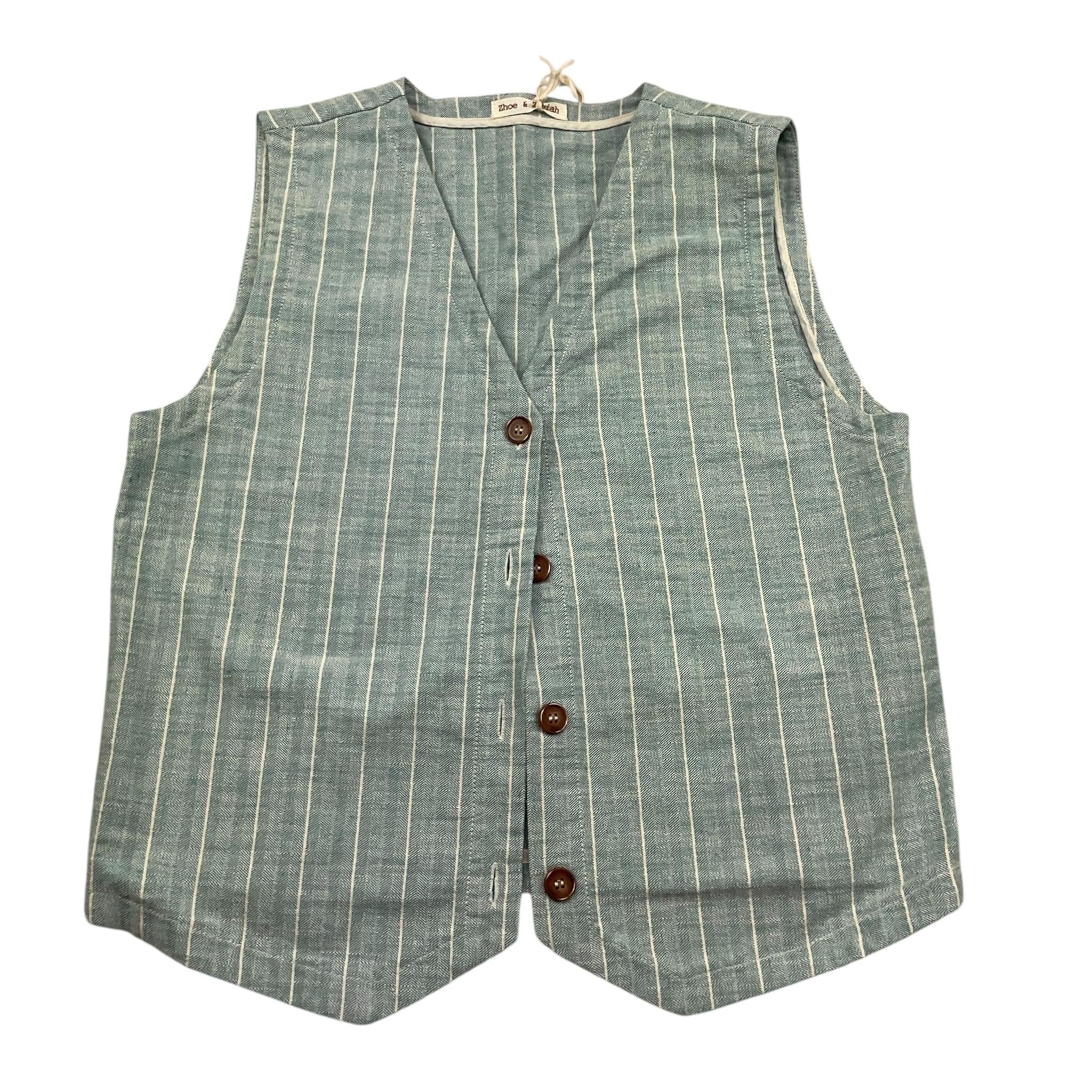 Zhoe & Tobiah Gilet Tinta Unita per Bambino HBE1 VERDE ACQUA ZHOE & TOBIAH 