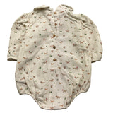 WEDOBLE body camicia manica lunga tinta unita con stampe in contrasto Bianco per Neonata I2409916 BIANCO WEDOBLE 