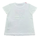 Liu Jo T-Shirt Girocollo Tinta Unita con Logo per Bambina GA5020 BIANCO LIU JO 