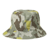 Aspesi Cappello Tinta Unita Con Fantasia Militare Modello Pescatore Verde Per Bambino
