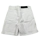 Do Not Conform Bermuda In Denim Tinta Unita con Girovita Regolabile per Bambino TAN007 BIANCO DO NOT CONFORM 