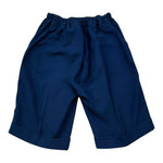 Emanuel Pris Bermuda Tinta Unita con Elastico In Vita per Bambino EMB5120R BLU EMANUEL PRIS 