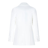 Fun & Fun Giacca Tinta Unita con Applicazioni per Bambina FNCJJK16368 BIANCO FUN & FUN 