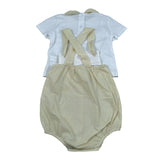 Pangasa Completo 2 Pezzi T-Shirt-Salopette per Neonata 2585170 BIANCO PANGASA 