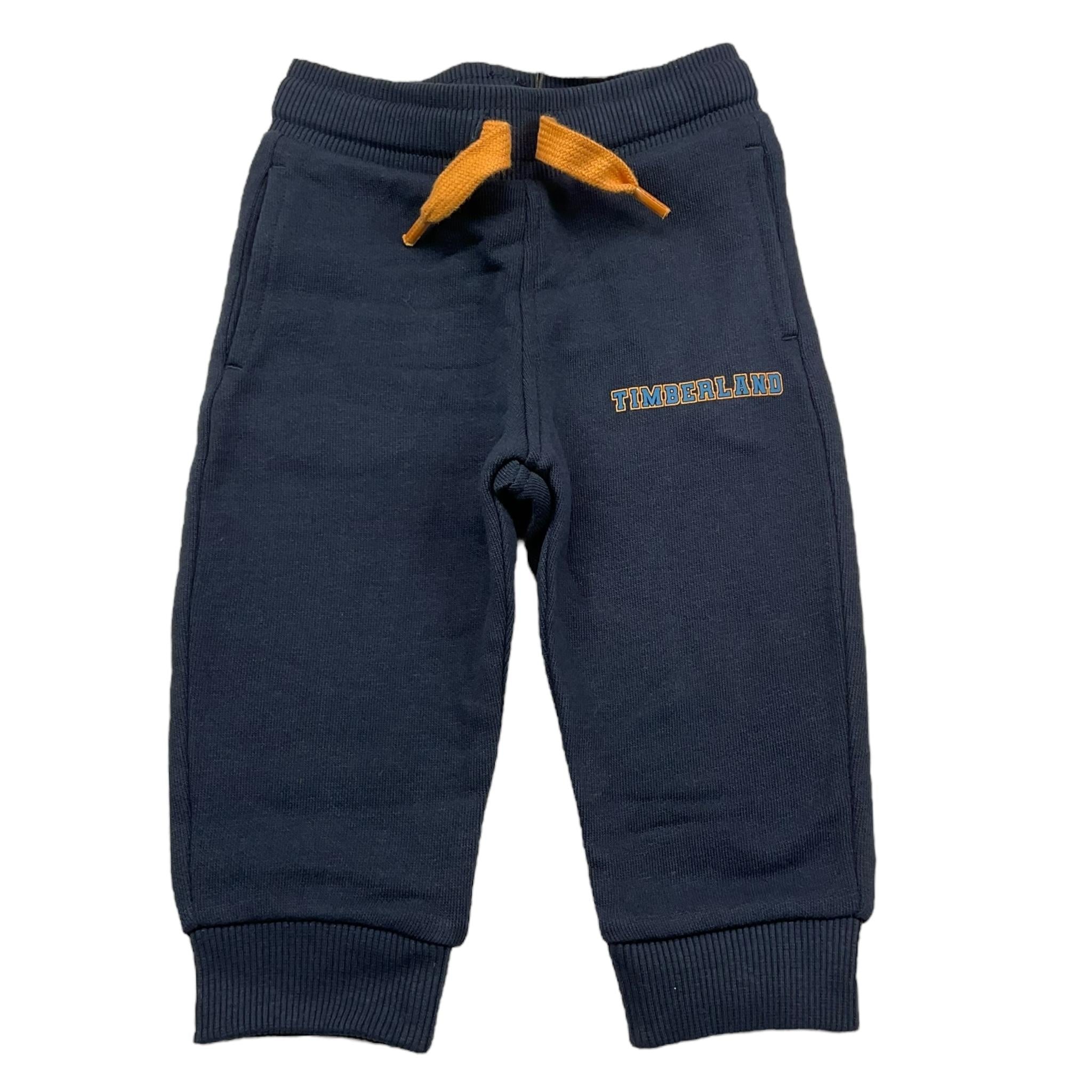 GUESS pantalone tuta tinta unita con logo Blu per Neonato T60265 BLU GUESS 