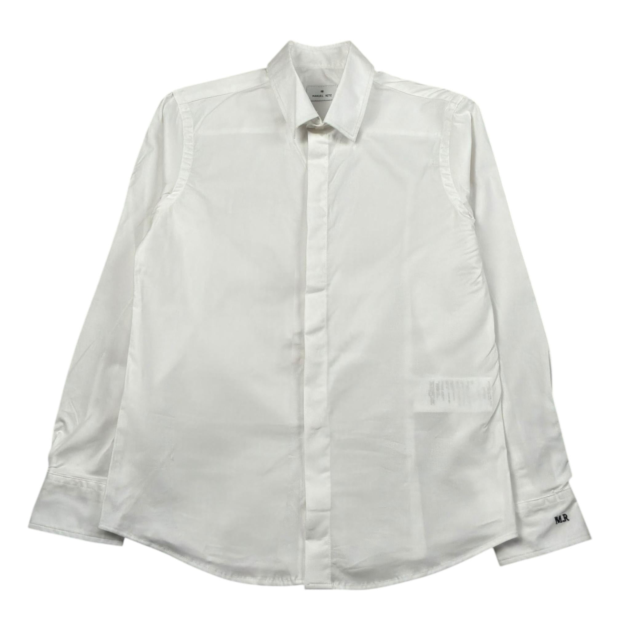 Manuel Ritz Camicia Manica Lunga Tinta Unita per Bambino MR2923 BIANCO MANUEL RITZ 