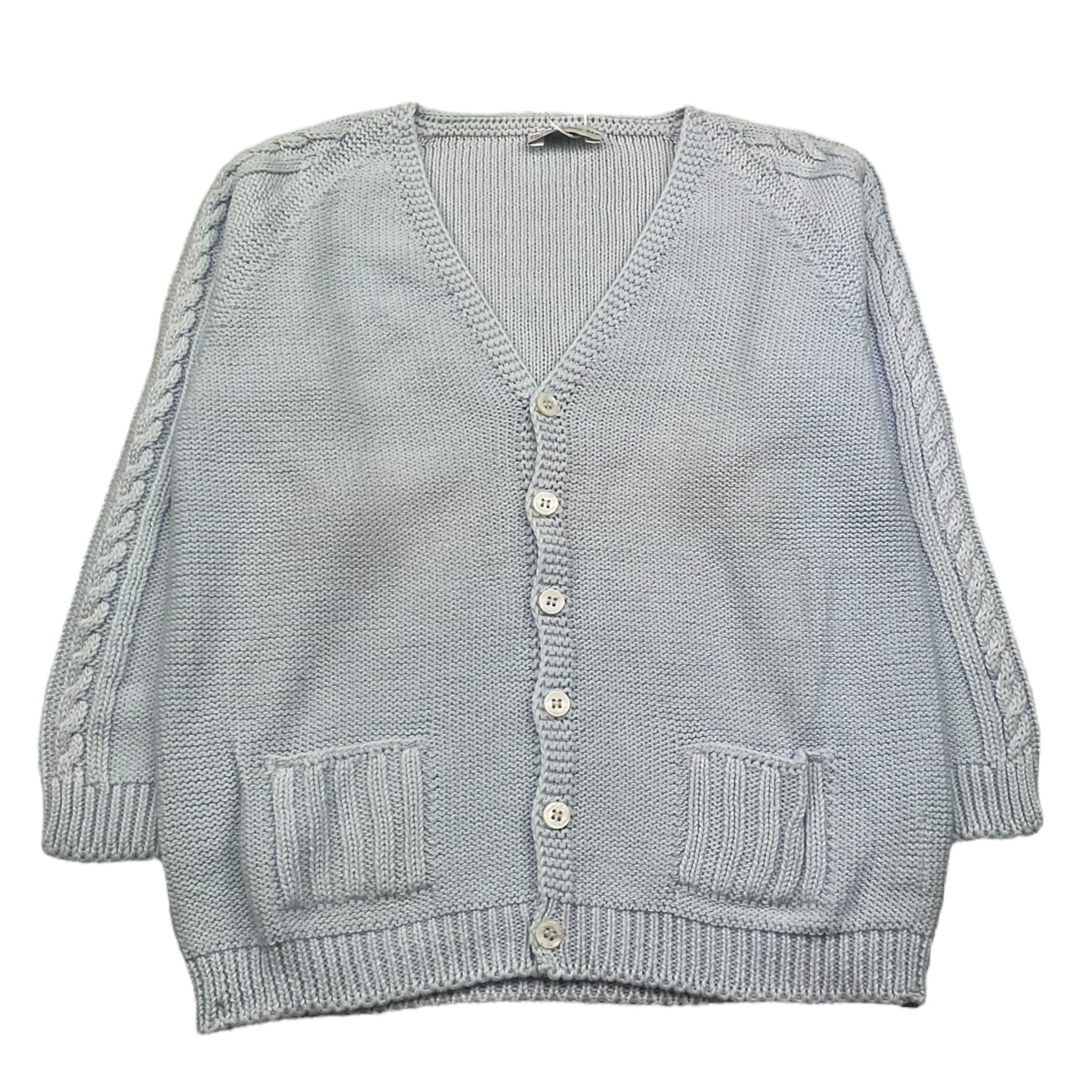 WEDOBLE cardigan tinta unita con taschini Azzurro per Neonato V19010308C AZZURRO WEDOBLE 