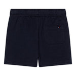 Tommy Hilfiger Bermuda Felpa Tinta Unita per Neonato KN0KN02026 BLU TOMMY HILFIGER 