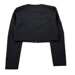 Kocca Giacca Modello Crop Tinta Unita per Bambina JESYSA NERO Kocca 