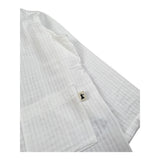 Petit Indi Camicia Tinta Unita Manica Lunga per Bambino SS25BK6840ZX BIANCO PETIT INDI 