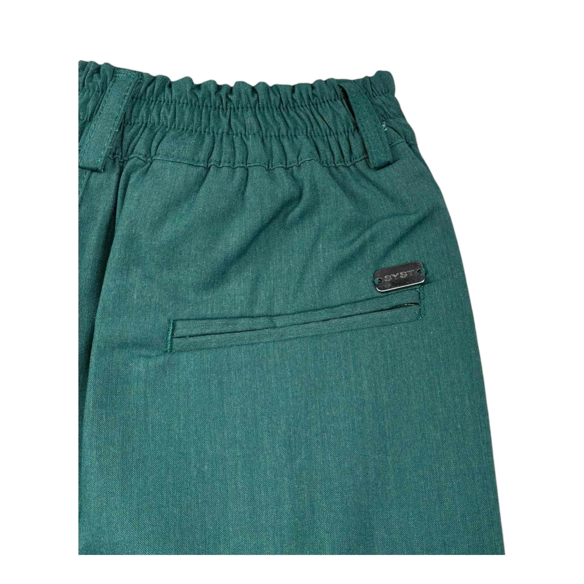 Stay Street Pantalone Tinta Unita con Elastico In Vita per Neonato PB200N VERDE STAY STREET 