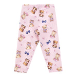 MONNALISA leggins tinta unita cn stampa orsi Rosa per Bambina 31D411 ROSA MONNALISA 