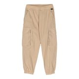 Aspesi Pantalone Modello Cargo Tinta Unita Con Elastico In Vita Beige Per Bambino
