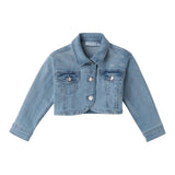 Sarabanda Giubbino In Denim Tinta Unita per Bambina 0B355 AZZURRO SARABANDA 