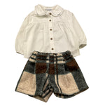 BARCELLINO completo 2 pezzi camicia-short Bianco per Neonata 115412 BIANCO BARCELLINO 