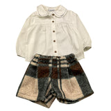 BARCELLINO completo 2 pezzi camicia-short Bianco per Neonata 115412 BIANCO BARCELLINO 