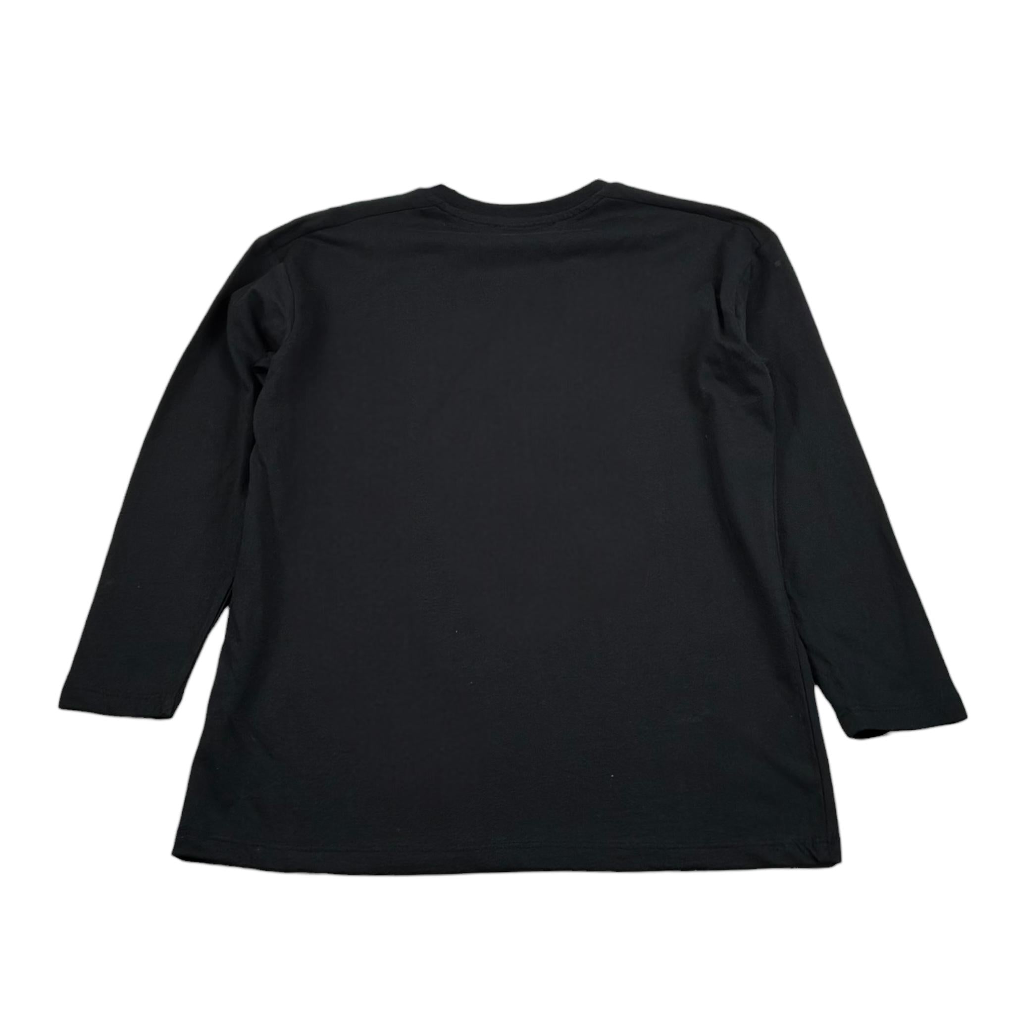 John Richmond Shirt Girocollo Tinta Unita con Stampa per Bambino RBP26021TS NERO JOHN RICHMOND 