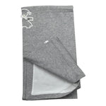 Le Bebe' Coperta Tinta Unita con Stampa per Neonata LBG1299 GRIGIO LE BEBE' 