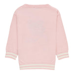 MOSCHINO maglia girocollo tinta unita con stampa in contrasto Rosa per Neonata MYW00JAX ROSA MOSCHINO 