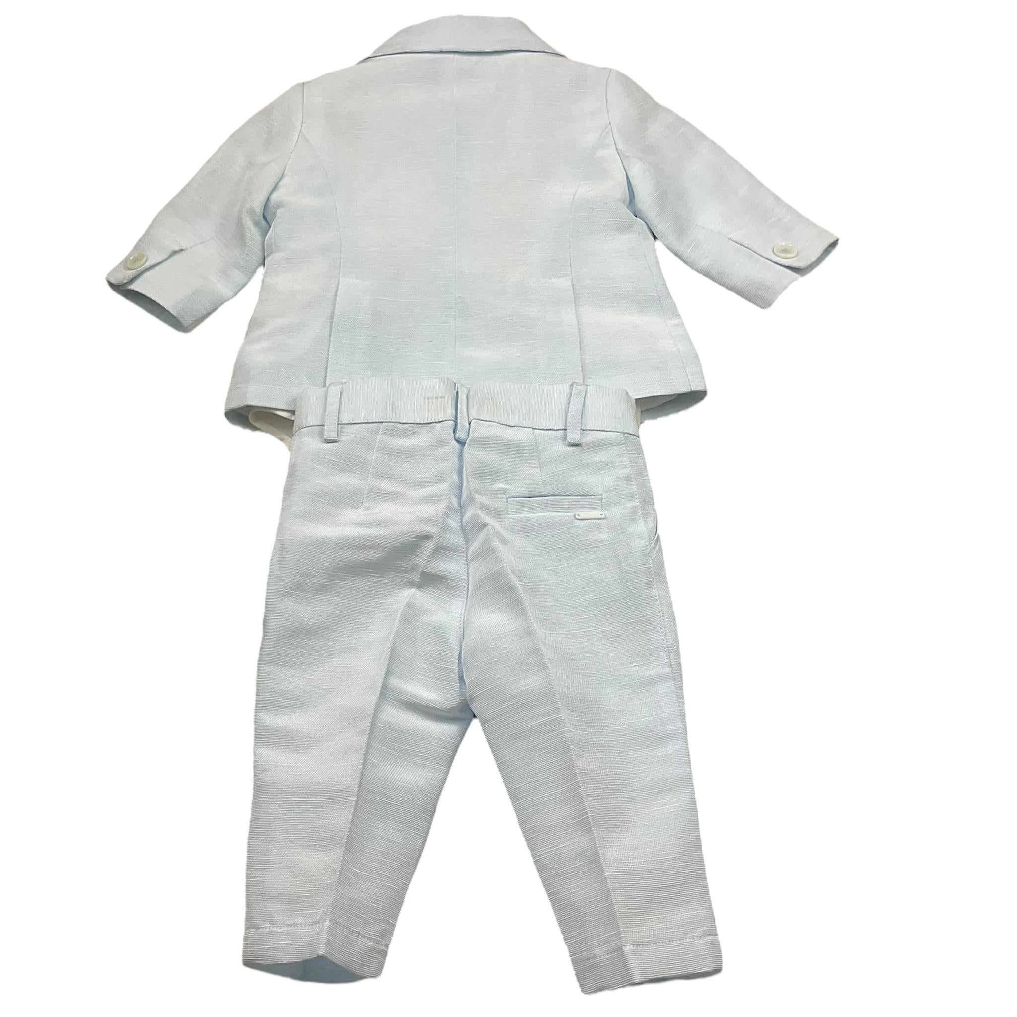 Baby A. Completo 2 Pezzi Pantalone-Giacca-Camicia-Papillions per Neonato A1402 AZZURRO BABY A. 