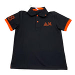 Suns68 Polo Mezza Manica Tinta Unita con Stampa per Bambino A35322 NERO SUNS68 